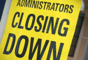Administrations Closing Down