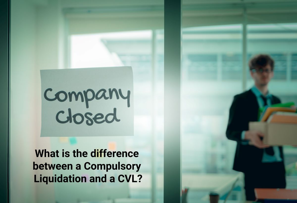 What is the difference between a Compulsory Liquidation & a Creditors